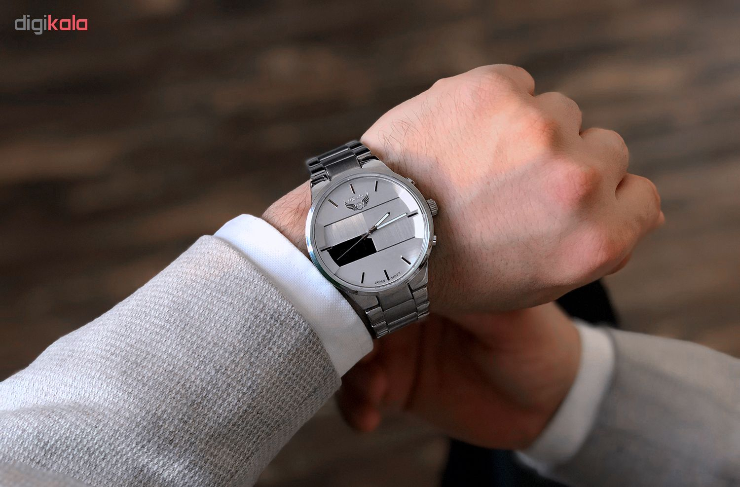 ساعت مچی عقربه ای مردانه پارادوکس مدل SN-PX1001M-SS