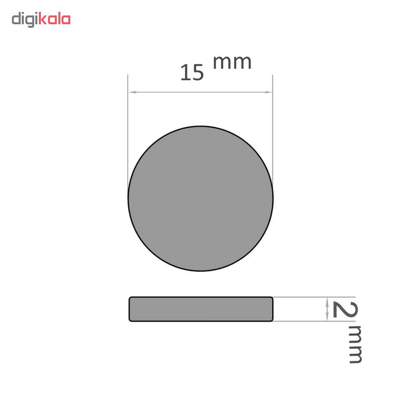 آهن ربا مدل CLY15x2 بسته 5 عددی
