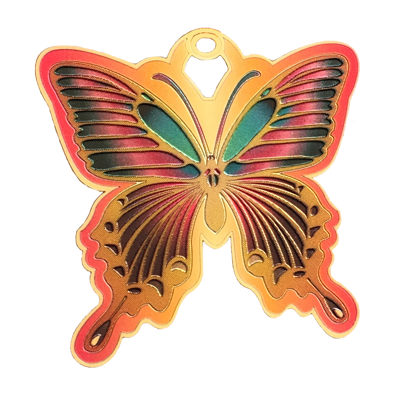 آویز گردنبند طرح پروانه در بهار کد KR18