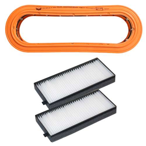 فیلتر هوا خودرو سرعت فیلتر مدل C326 مناسب برای تیبا به همراه دو عدد فیلتر کابین