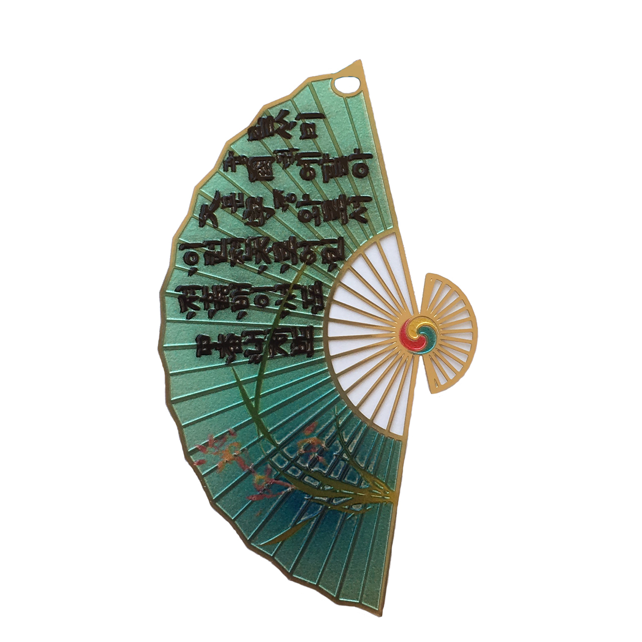 گردنبند طرح بادبزن کد KR5