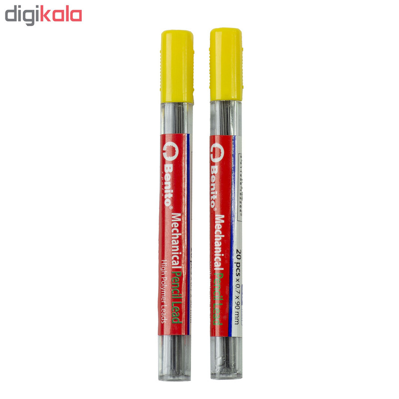 نوک مداد نوکی 0.7 میلی متری بنیتو کد 001 بسته 2 عددی
