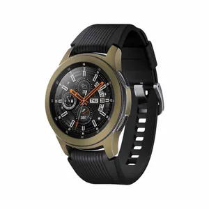 MAHOOT Matte-Gold Cover Sticker for Samsung Galaxy Watch 46mm Smartwatch