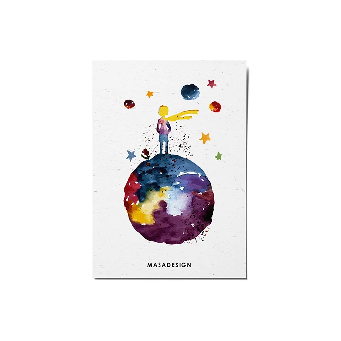 کارت پستال ماسا دیزاین طرح شازده کوچولو کد POST35