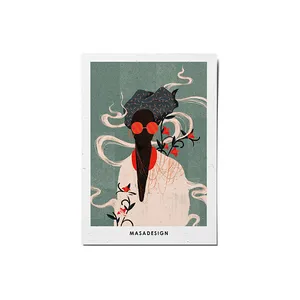 کارت پستال ماسا دیزاین طرح دختر کد POST23