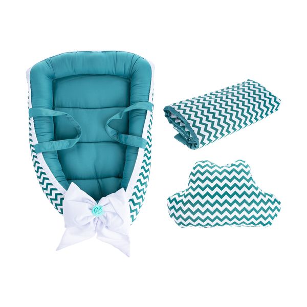 سرویس 3 تکه خواب نوزادی مدل Zigzag