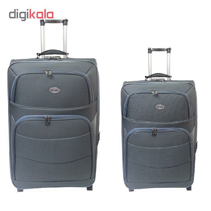 مجموعه دو عددی چمدان تاپ یورو  مدل 21A