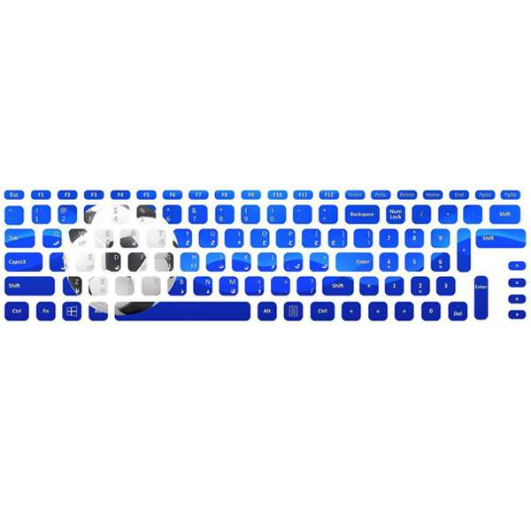 برچسب حروف فارسی کیبورد طرح آبی کد 10 برچسب حروف فارسی کیبورد طرح آبی کد 10