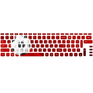 برچسب حروف فارسی کیبورد طرح قرمز کد 11