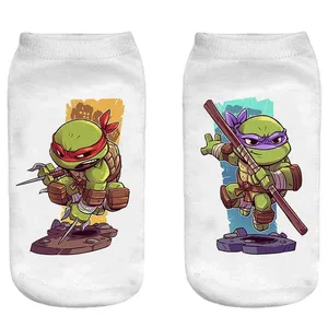 جوراب پسرانه طرح Ninja Turtles کد 10001