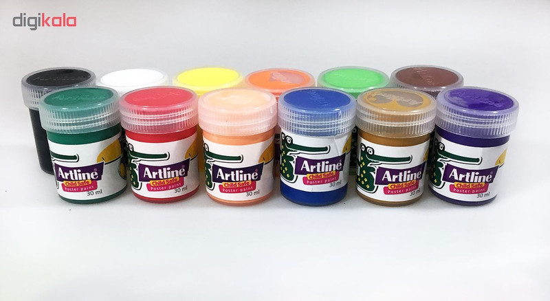 گواش 12 رنگ آرت لاین کد 820PL12