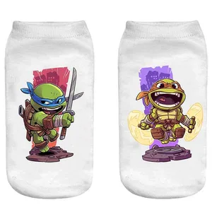 جوراب پسرانه طرح Ninja Turtles کد 10002