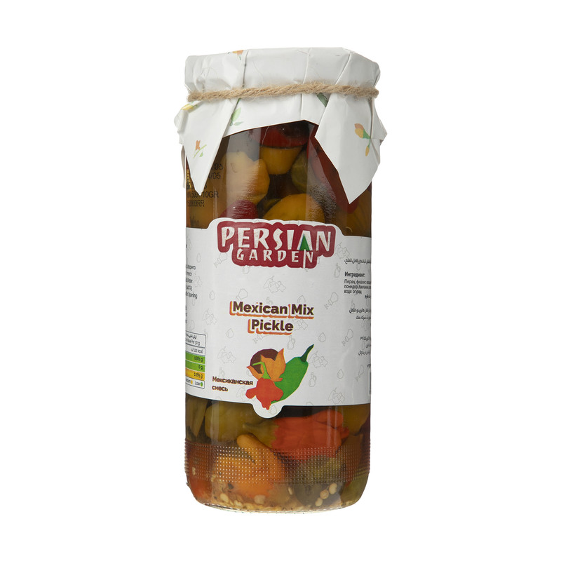 ترشی مکزیکن میکس پرشین گاردن مقدار 500 گرم