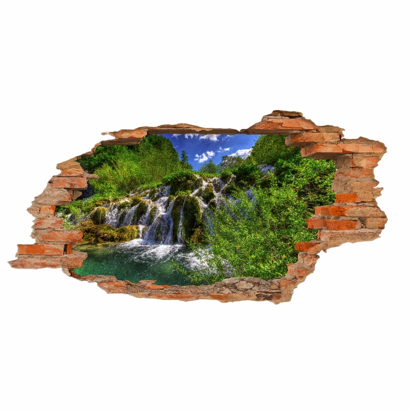 استیکر سه بعدی طرح طبیعت کد 021
