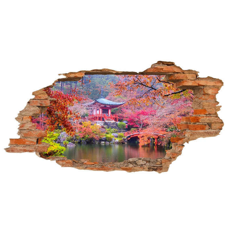 استیکر سه بعدی طرح طبیعت کد 028