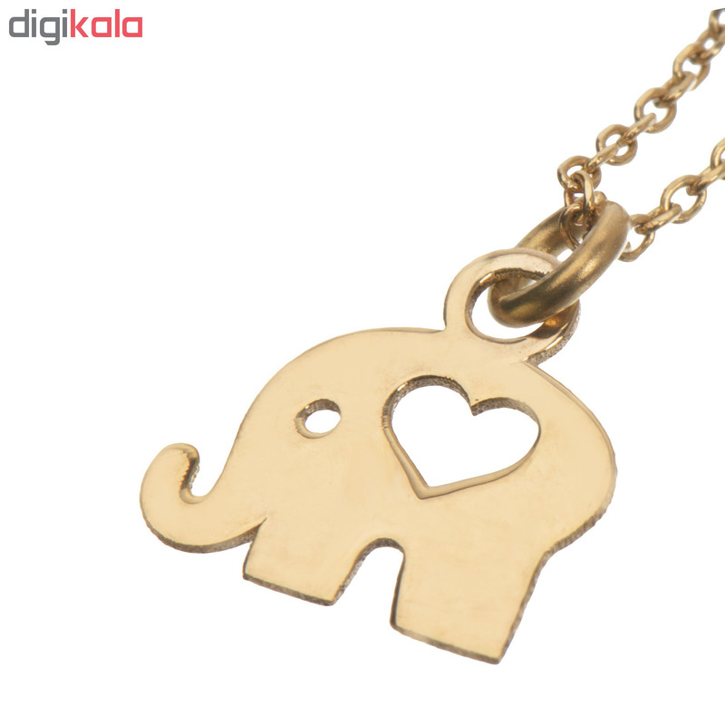 آویز ساعت طلا 18 عیار زنانه طرح فیل کد SG314