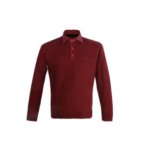 پلیور مردانه مدل یقه پیراهنی