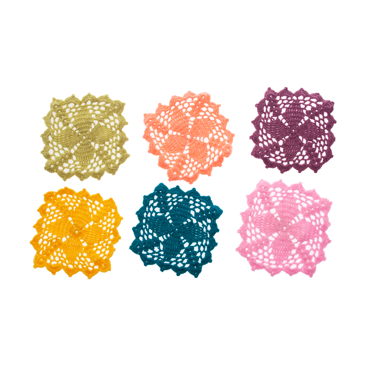 زیر قابلمه بافتنی مدل نگار1 بسته 6 عددی