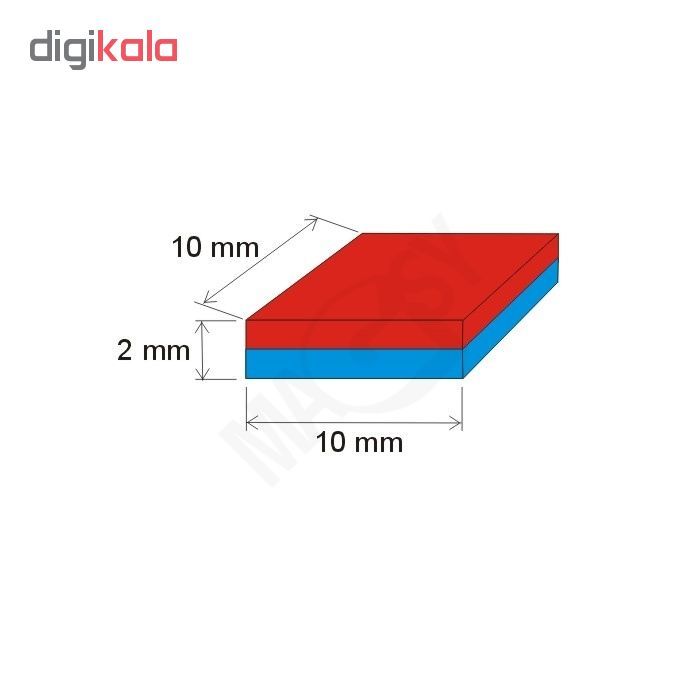  آهن ربا مدل CLY10x10x2 بسته 10 عددی 