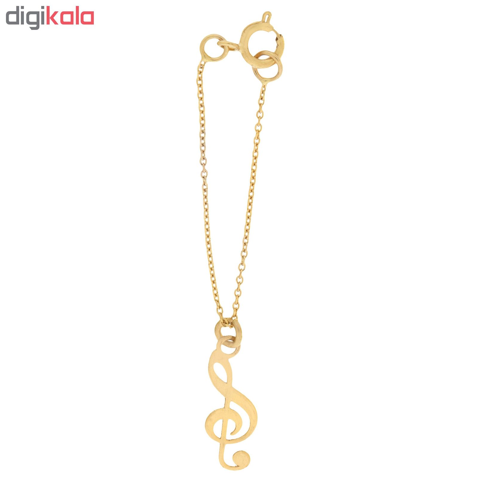 آویز ساعت طلا 18 عیار زنانه کد SG317 -  - 2