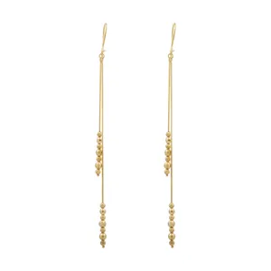 گوشواره طلا 18 عیار طرح ونزا کد TG140