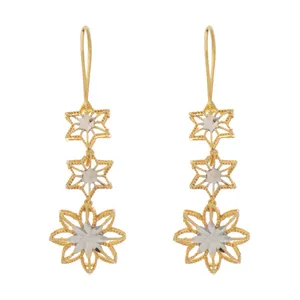 گوشواره طلا 18 عیار طرح خورشید کد TG138