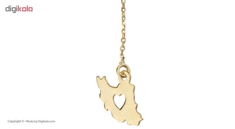 گوشواره طلا 18 عیار طرح ایران کد TG149