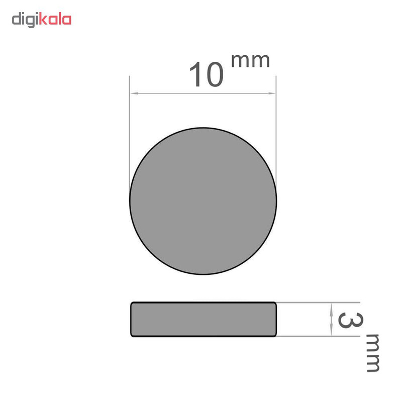 آهن ربا مدل CYL10x3 بسته 8 عددی