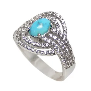 انگشتر نقره زنانه کد 5671