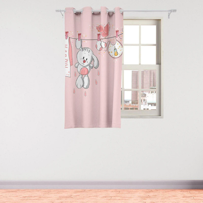 پرده طرح خرگوش کد 1 سایز 140*200 سانتی متر