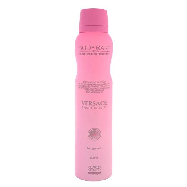 اسپری خوشبو کننده بدن زنانه بادی کر مدل Versace Bright Crystal حجم 200 میلی لیتر -  - 1