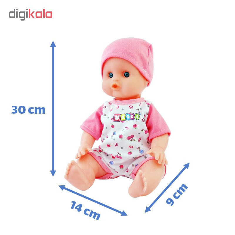 عروسک نوزاد یوکوکا مدل BABY UKOKA 8019
