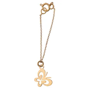 آویز ساعت طلا 18 عیار زنانه طرح پروانه کد SG320