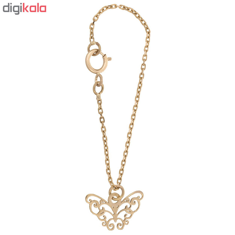 آویز ساعت طلا 18 عیار زنانه طرح پروانه کد SG322