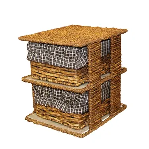 سبد سیب زمینی و پیاز حصیربافی مدل 1331