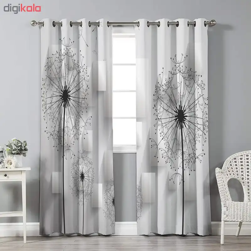 پرده نیروانا مدل pm889 سایز 280 × 140 سانتی متر