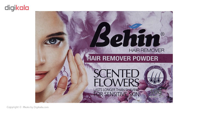 پودر موبر بهین مدل WO-SCENTED FLOWERS وزن 50 گرم مجموعه 4 عددی