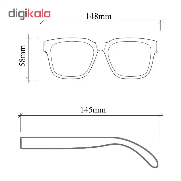 عینک آفتابی کد S14068