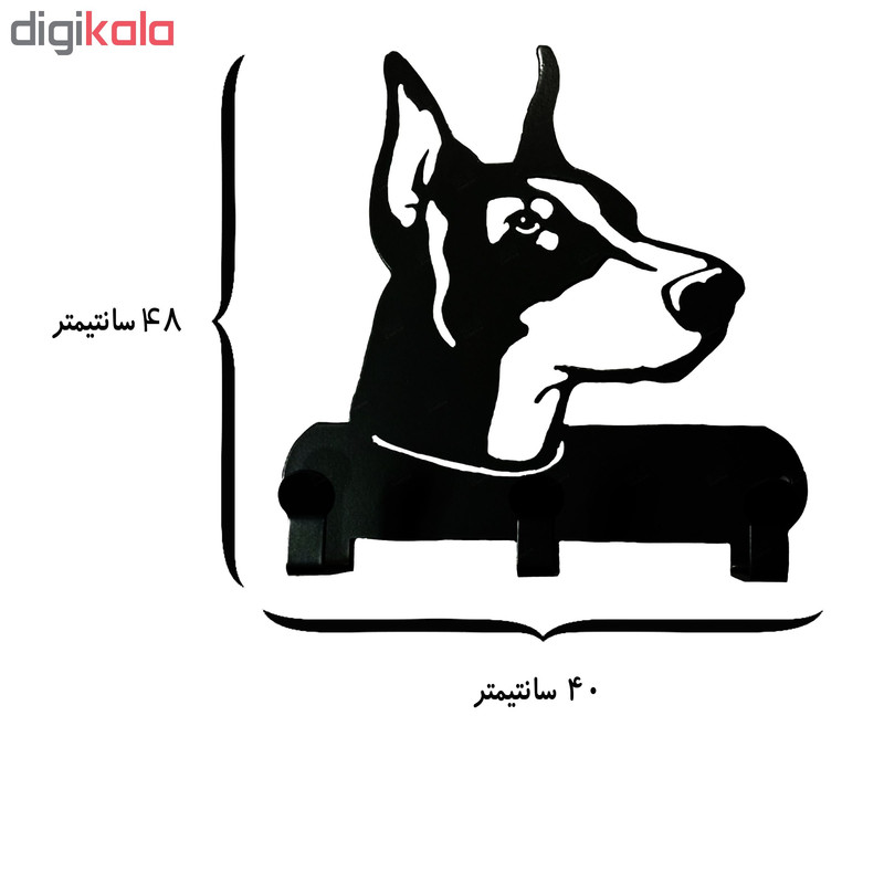 جا لباسی ملو مدل دوبرمن کد KMH6