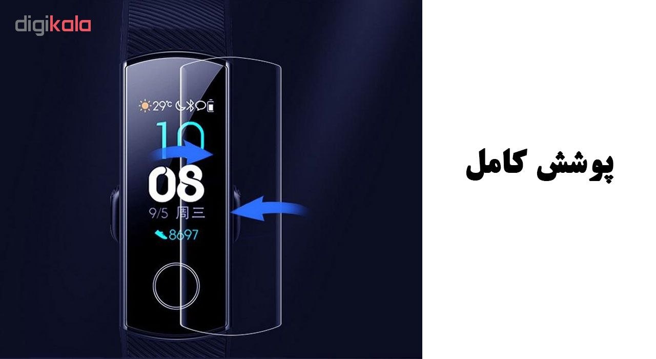 محافظ صفحه نمایش لایونکس مدل FSP مناسب برای مچ بند هوشمند آنر Band 4 بسته دو عددی