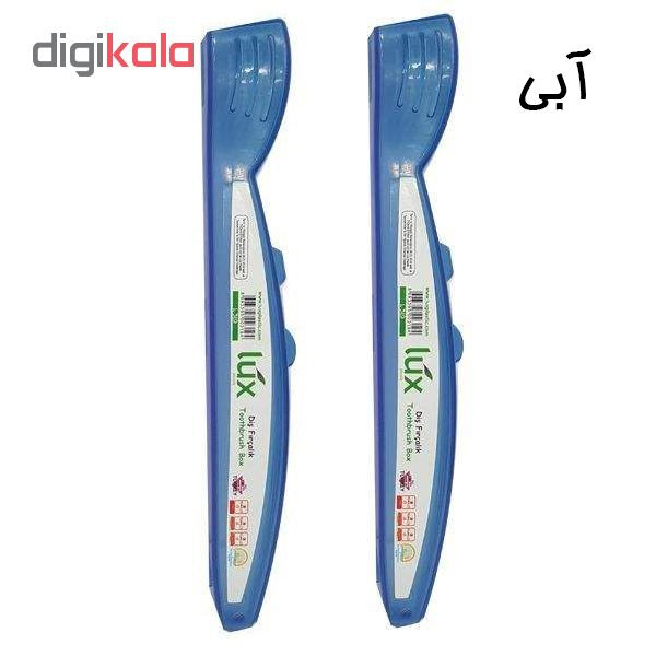 جا مسواکی مدل lux مجموعه 2 عددی