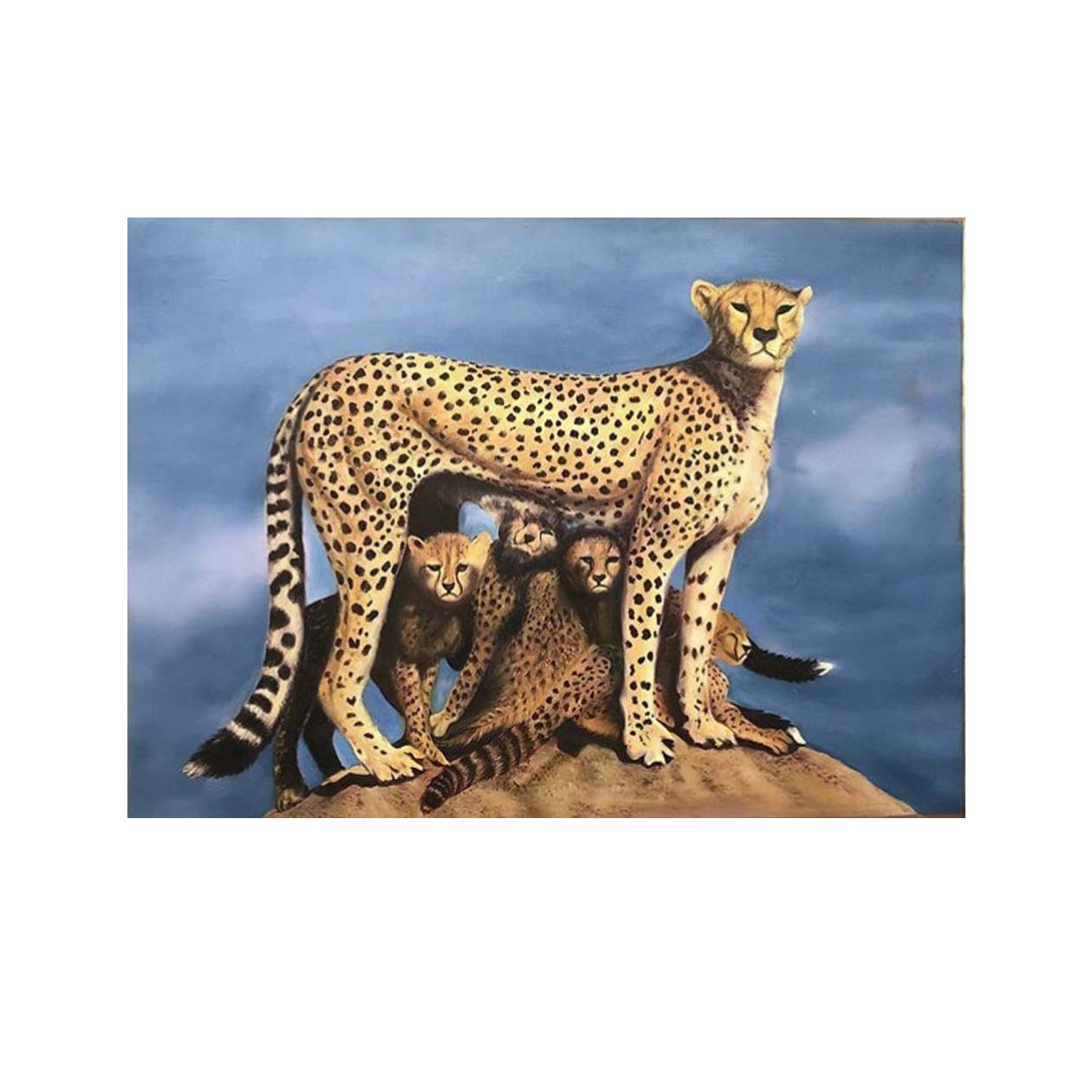 تابلو نقاشی رنگ روغن طرح مادر  کد 11001