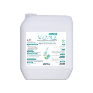 مایع دستشویی شرکت رضاراد مدل Aquasilk حجم 4 لیتر بسته 2 عددی