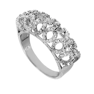 انگشتر نقره زنانه مد و کلاس کد 180101