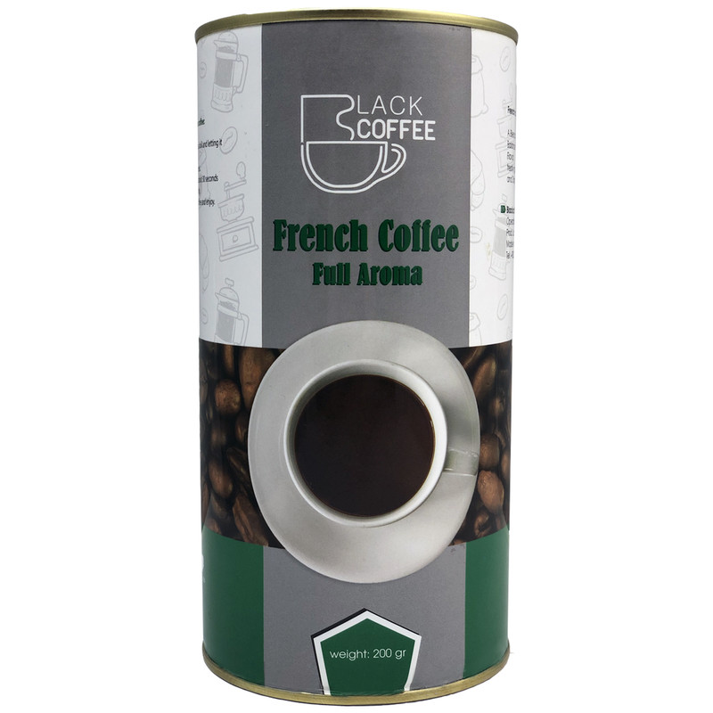 قهوه فرانسه بلک کافی کد F12 مقدار 200 گرم