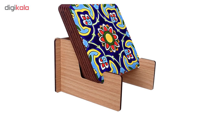 زیرلیوانی ژیوار طرح Tiles series 1 بسته 6 عددی
