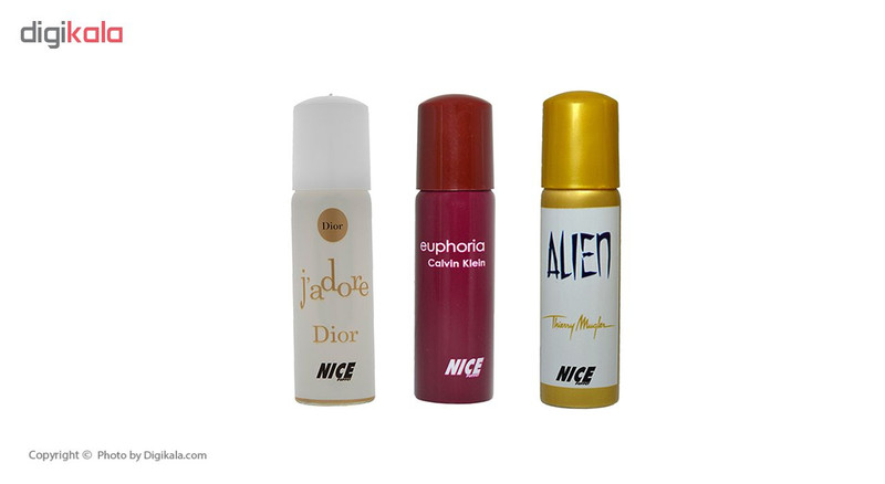 عطر جیبی زنانه نایس پاپت حجم 30 میلی لیتر بسته 3 عددی