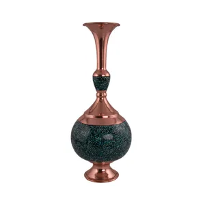 گلدان فیروزه کوبی کد 737