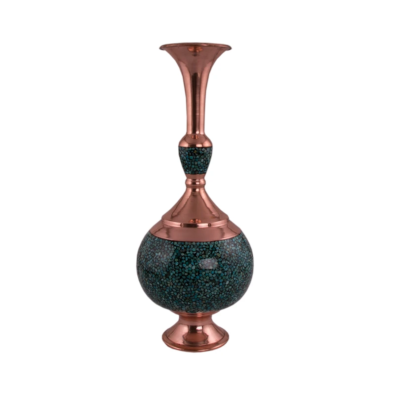 گلدان فیروزه کوبی کد 737