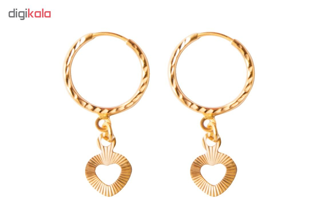 گوشواره طلا 18 عیار زنانه کد E118